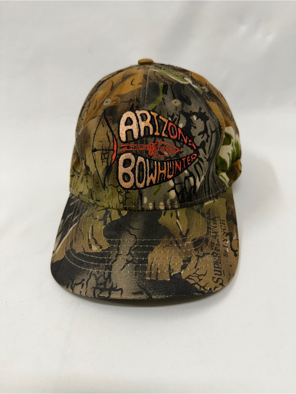 Mountain Lake Beige and Blue Logo Cap
